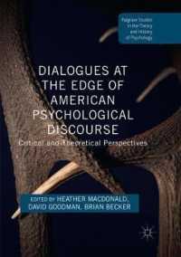 Dialogues at the Edge of American Psychological Discourse : Critical and Theoretical Perspectives (Palgrave Studies in the Theory and History of Psychology)