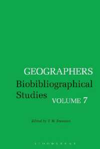 Geographers : Biobibliographical Studies, Volume 7 (Geographers)