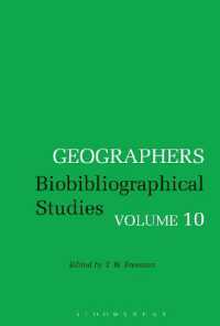 Geographers : Biobibliographical Studies, Volume 10 (Geographers)