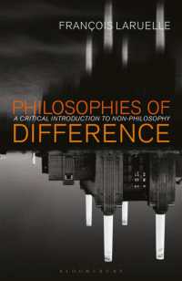 非哲学入門（英訳）<br>Philosophies of Difference : A Critical Introduction to Non-philosophy