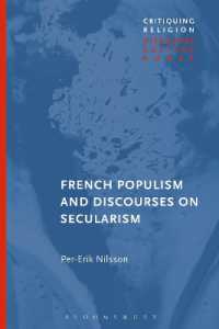 フランスの極右ポピュリズムとライシテ言説<br>French Populism and Discourses on Secularism (Critiquing Religion: Discourse, Culture, Power)