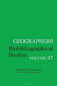 Geographers : Biobibliographical Studies, Volume 37 (Geographers)