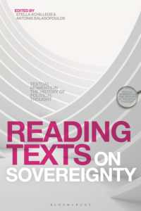 主権の政治思想史<br>Reading Texts on Sovereignty : Textual Moments in the History of Political Thought (Textual Moments in the History of Political Thought)