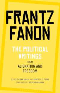 フランツ・ファノン政治論集（英訳）<br>The Political Writings from Alienation and Freedom