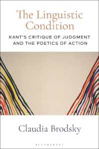 The Linguistic Condition : Kant's Critique of Judgment and the Poetics of Action