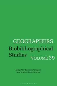 Geographers : Biobibliographical Studies, Volume 39 (Geographers)