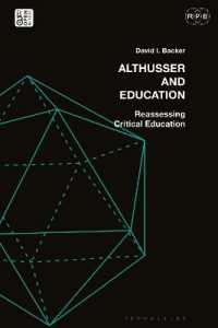 Althusser and Education : Reassessing Critical Education (Radical Politics and Education)