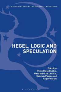 Hegel, Logic and Speculation (Bloomsbury Studies in Continental Philosophy)