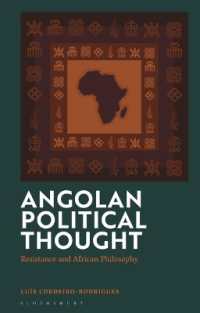 Angolan Political Thought : Resistance and African Philosophy