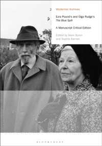 Ezra Pound's and Olga Rudge's the Blue Spill : A Manuscript Critical Edition (Modernist Archives)