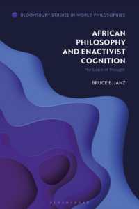 African Philosophy and Enactivist Cognition : The Space of Thought (Bloomsbury Studies in World Philosophies)