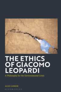 The Ethics of Giacomo Leopardi : A Philosophy for the Environmental Crisis