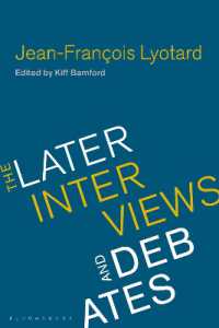 Jean-Francois Lyotard : The Later Interviews and Debates
