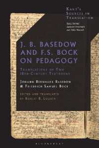 J. B. Basedow and F.S. Bock on Pedagogy : Translations of Two 18th-Century Textbooks (Kant's Sources in Translation)