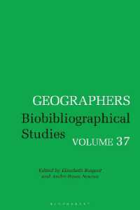 Geographers : Biobibliographical Studies, Volume 37 (Geographers)