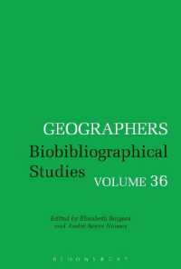 Geographers : Biobibliographical Studies, Volume 36 (Geographers)