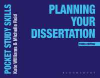 学位論文計画法（第３版）<br>Planning Your Dissertation (Pocket Study Skills) （3RD）