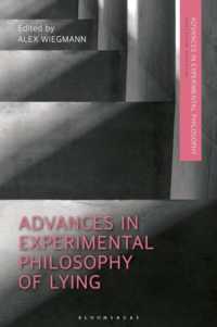 嘘とフェイクの実験哲学の最前線<br>Advances in Experimental Philosophy of Lying (Advances in Experimental Philosophy)