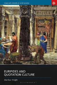 Euripides and Quotation Culture (Classical Literature and Society)