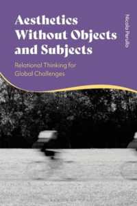 Aesthetics without Objects and Subjects : Relational Thinking for Global Challenges