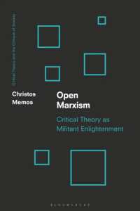 Open Marxism : Critical Theory as Militant Enlightenment (Critical Theory and the Critique of Society)