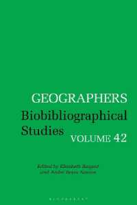 Geographers : Biobibliographical Studies, Volume 42 (Geographers)