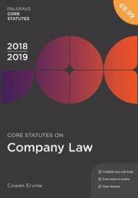 Core Statutes on Company Law 2018-19 (Palgrave Core Statutes)