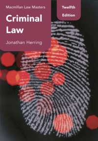 Criminal Law (Hart Law Masters)