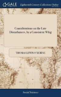 Considerations on the Late Disturbances, by a Consistent Whig