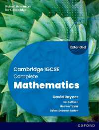 Cambridge IGCSE Complete Mathematics Extended: Student Book Sixth Edition (Cambridge Igcse Complete Mathematics Extended) （6TH）