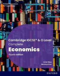 Cambridge IGCSE and O Level Complete Economics: Student Book (Cambridge Igcse and O Level Complete Economics) （4TH）