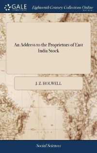 An Address to the Proprietors of East India Stock