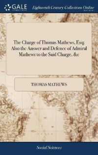 The Charge of Thomas Mathews, Esq; Also the Answer and Defence of Admiral Mathews to the Said Charge, &c
