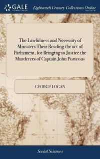 The Lawfulness and Necessity of Ministers Their Reading the Act of Parliament, for Bringing to Justice the Murderers of Captain John Porteous