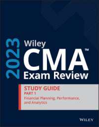 Wiley Cma Exam Review 2023 Study Guide Part 1 : Financial Planning, Performance, and Analytics -- Paperback / softback