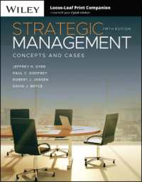 Strategic Management : Concepts and Cases （5TH Looseleaf）