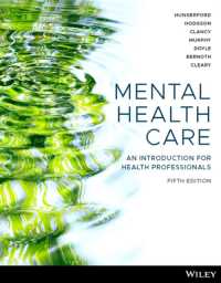 Mental Health Care: an Introduction for Health Professionals, 5th Edition （5TH）