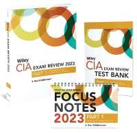 Wiley Cia 2023 Part 1: Exam Review + Test Bank + Focus Notes, Essentials of Internal Auditing Set -- Paperback / softback
