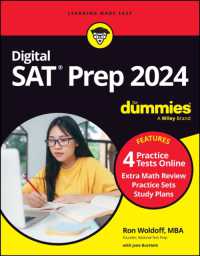 Digital SAT Prep 2024 for Dummies : Book + 4 Practice Tests Online， Updated for the NEW Digital Format