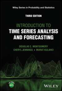 時系列分析・予測入門（第３版）<br>Introduction to Time Series Analysis and Forecasting (Wiley Series in Prob & Statistics/see 1345/6,6214/5) （3RD）