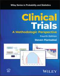 臨床試験の統計学的手法（第４版）<br>Clinical Trials : A Methodologic Perspective (Wiley Series in Prob & Statistics/see 1345/6,6214/5) （4TH）
