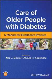 高齢糖尿病患者のケア<br>Care of Older People with Diabetes : A Manual for Healthcare Practice