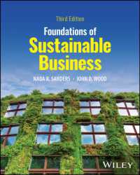 持続可能なビジネスの基礎（第３版・テキスト）<br>Foundations of Sustainable Business （3RD）