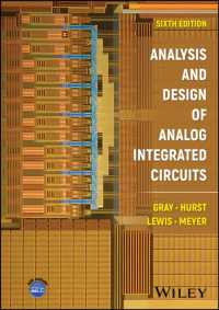 アナログ集積回路の分析と設計（第６版）<br>Analysis and Design of Analog Integrated Circuits （6TH）