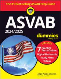 2024/2025 ASVAB for Dummies : Book + 7 Practice Tests + Flashcards + Videos Online （13TH）