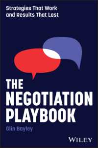 交渉プレイブック：効く戦略と残る成果<br>The Negotiation Playbook : Strategies That Work and Results That Last