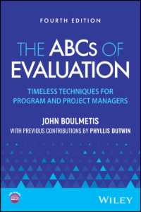 プログラム評価の基礎（第４版）<br>The ABCs of Evaluation : Timeless Techniques for Program and Project Managers （4TH）