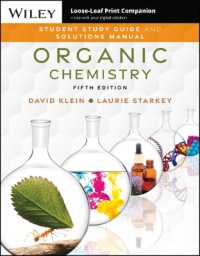 Organic Chemistry, 5e Student Study Guide and Solutions Manual （5TH Looseleaf）