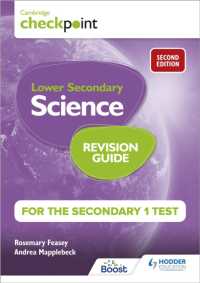 Cambridge Checkpoint Lower Secondary Science Revision Guide for the Secondary 1 Test 2nd edition (Cambridge Primary Science)