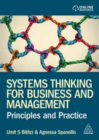 Systems Thinking for Business and Management : Principles and Practice